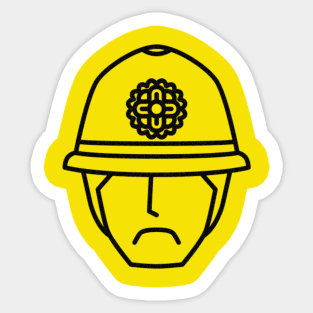 Jet Set Radio Portrait Icon - Cop Sticker